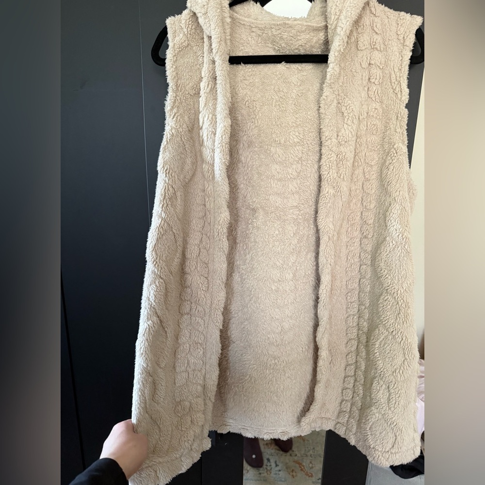 Cozy Cream Fleece Vest